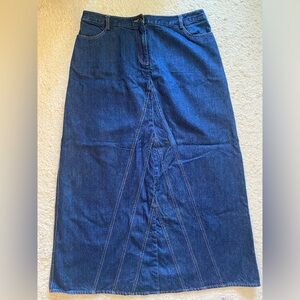 Vtg denim skirt